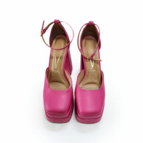 Vizzano Sapato Meia-Pata Salto Bloco 13 cm Ref. 1395.101