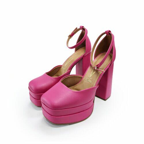 Vizzano Sapato Meia-Pata Salto Bloco 13 cm Ref. 1395.101