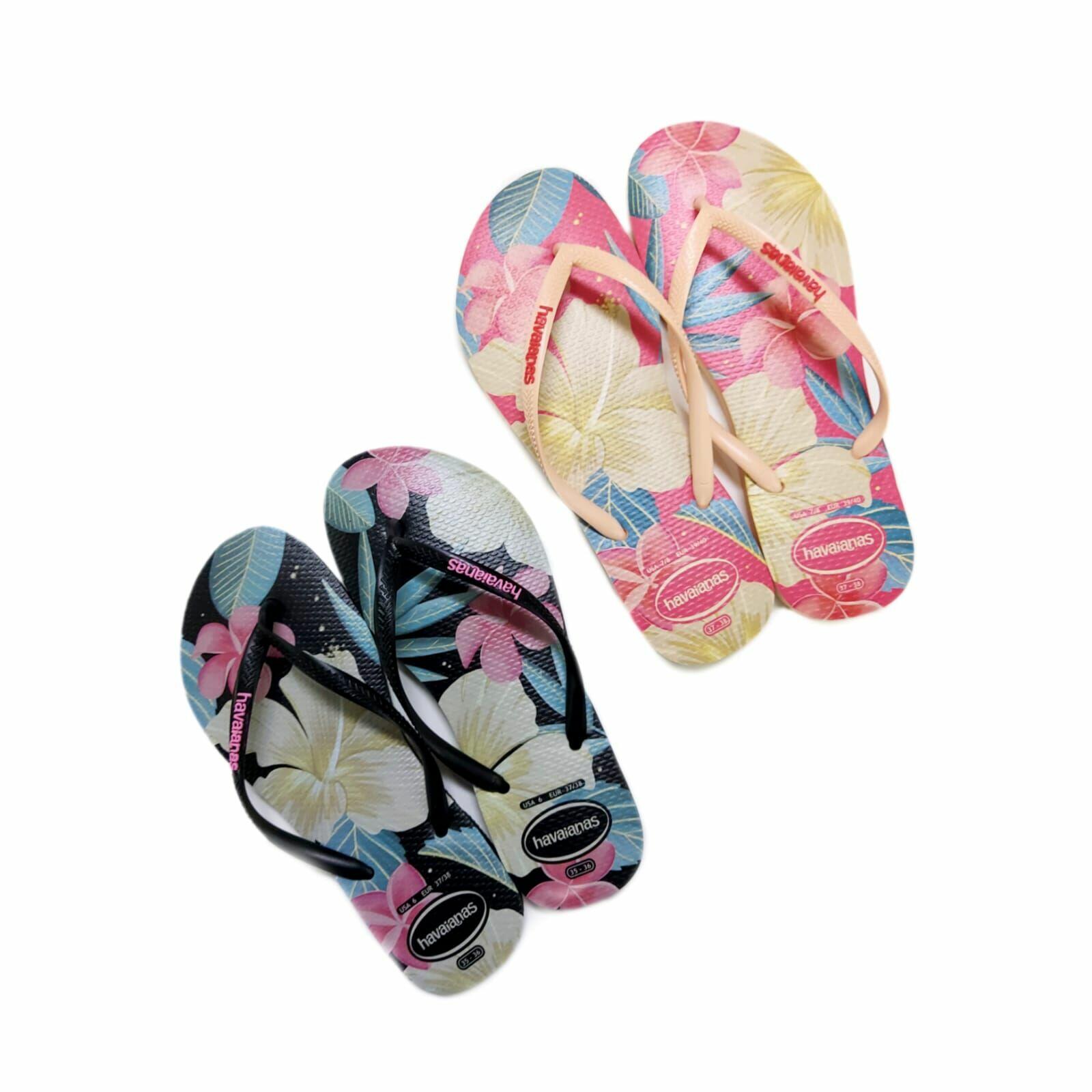 Havaianas Floral Chinelo Slim Feminino Ref. SLIM FLORAL