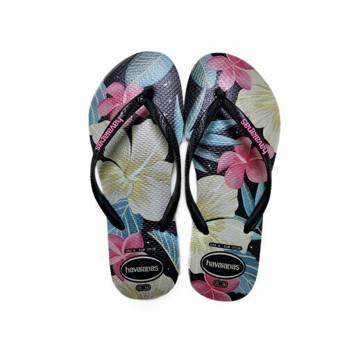 Havaianas Floral Chinelo Slim Feminino Ref. SLIM FLORAL