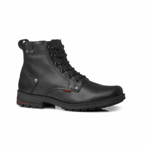 Pegada Botina Masculina em Couro Zíper Lateral Ref. 181305