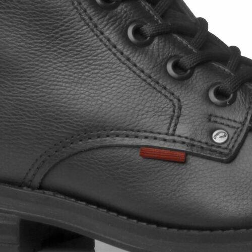 Pegada Botina Masculina em Couro Zíper Lateral Ref. 181305