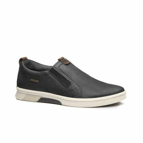 Pegada Sapatênis Slip On Masculino em Couro Ref. 118673