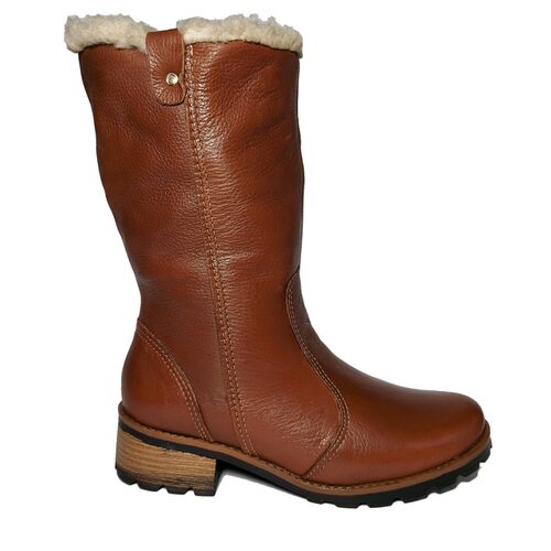 Pegada Coturno Cano Curto Salto 4 cm com Pelego Ref. 281492