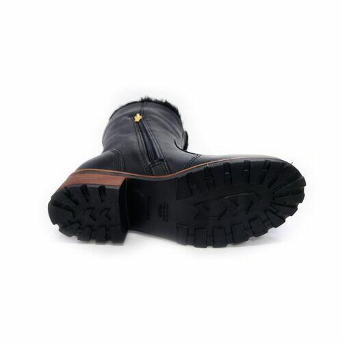 Pegada Coturno Cano Curto Salto 4 cm com Pelego Ref. 281492