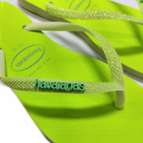 Havaianas Chinelo Slim Feminino Ref. SLIM GLITTER NEON