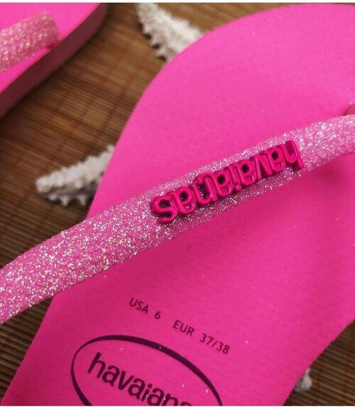 Havaianas Chinelo Slim Feminino Ref. SLIM GLITTER NEON