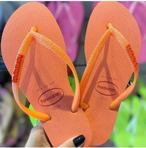 Havaianas Chinelo Slim Feminino Ref. SLIM GLITTER NEON