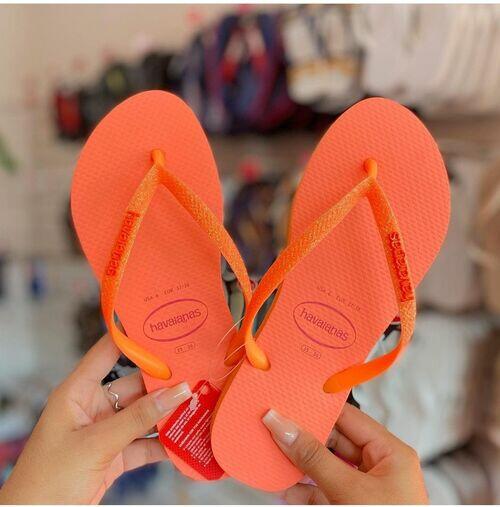 Havaianas Chinelo Slim Feminino Ref. SLIM GLITTER NEON