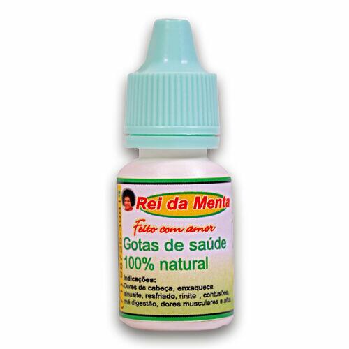 Kit 5 Óleos De Menta Gotas De Saúde Piperita 100% Natural - Rei da Menta