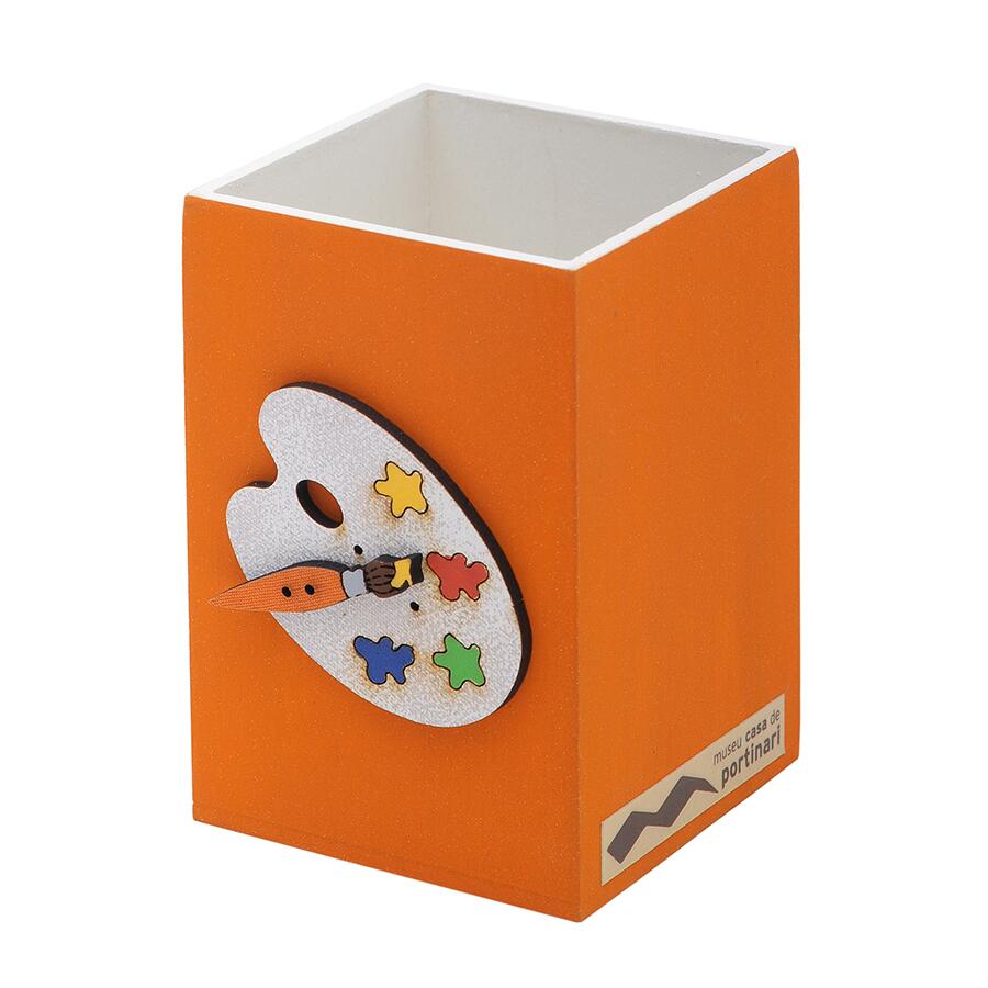 Comprar ARTESANATO PORTA LÁPIS PERSONALIZADO PALETA E PINCEL - R$37,90