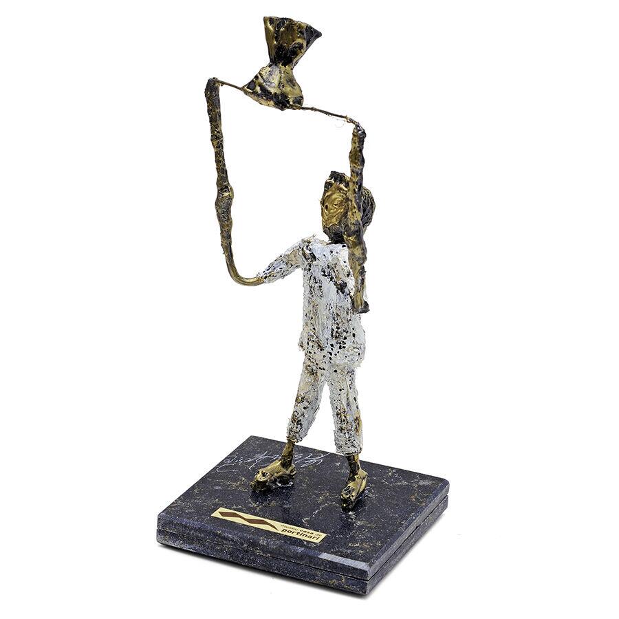 ARTESANATO ESCULTURA MENINOS DIABOLO