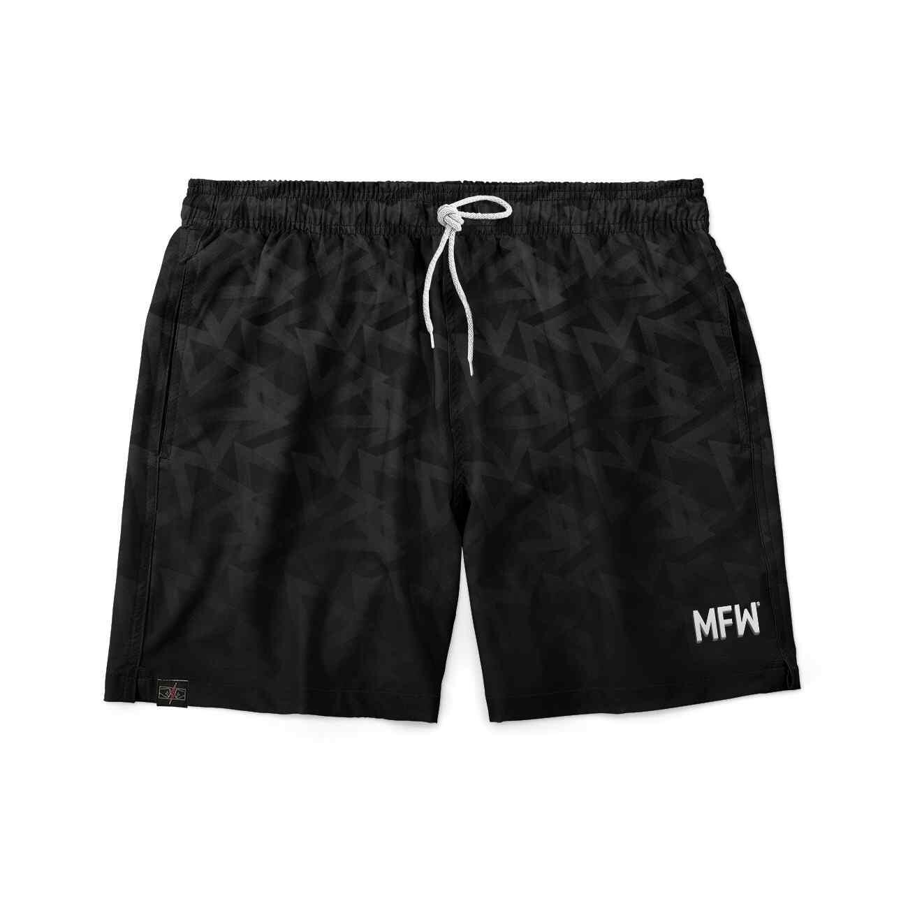 Short Masculino Elastano Darkness - R$45,00