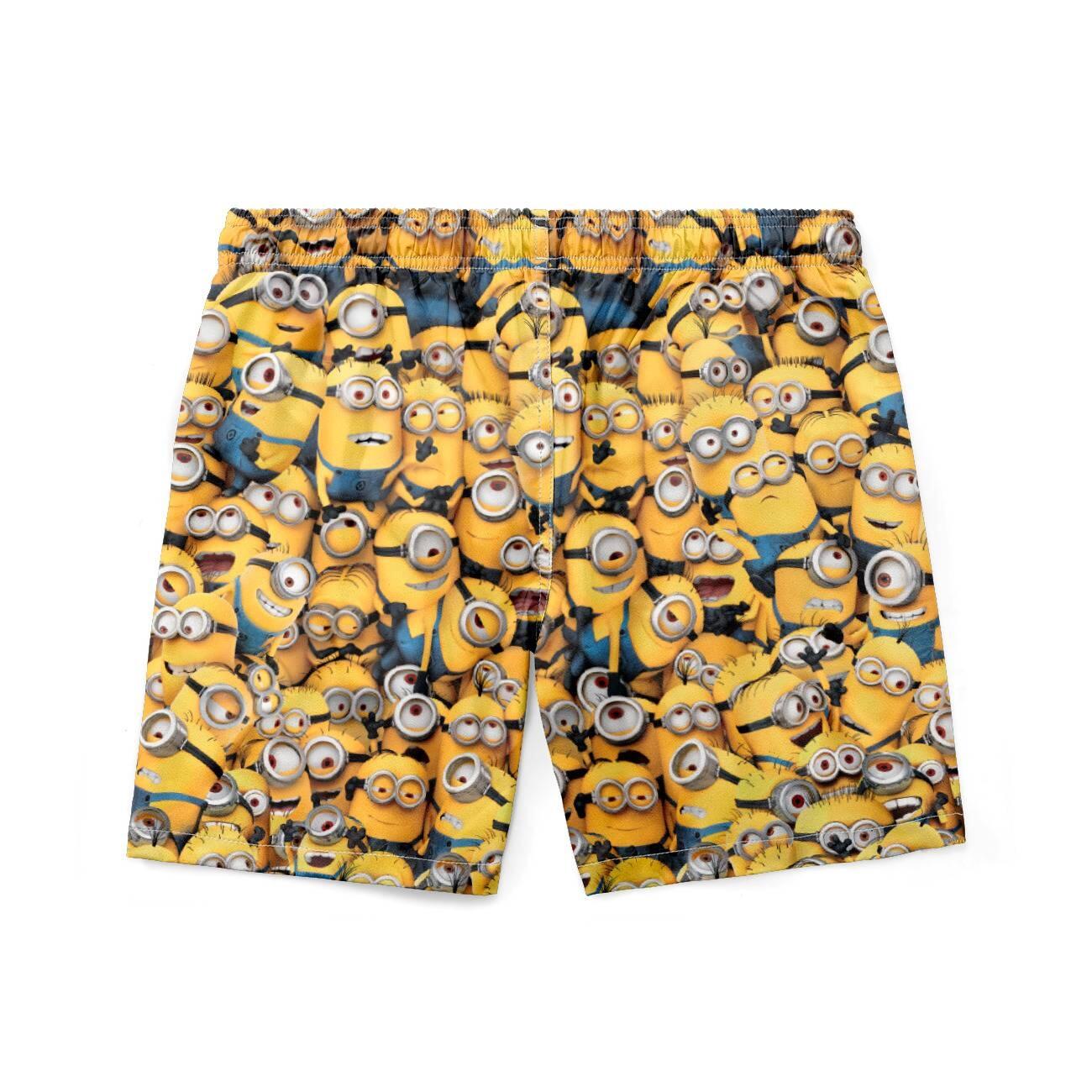 Short Minions Tactel Masculino - R$40,00
