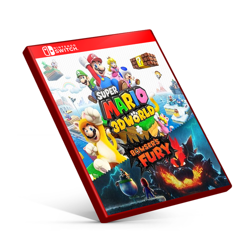 Jogo Super Mario 3D World + Bowsers fury Nintendo Switch no