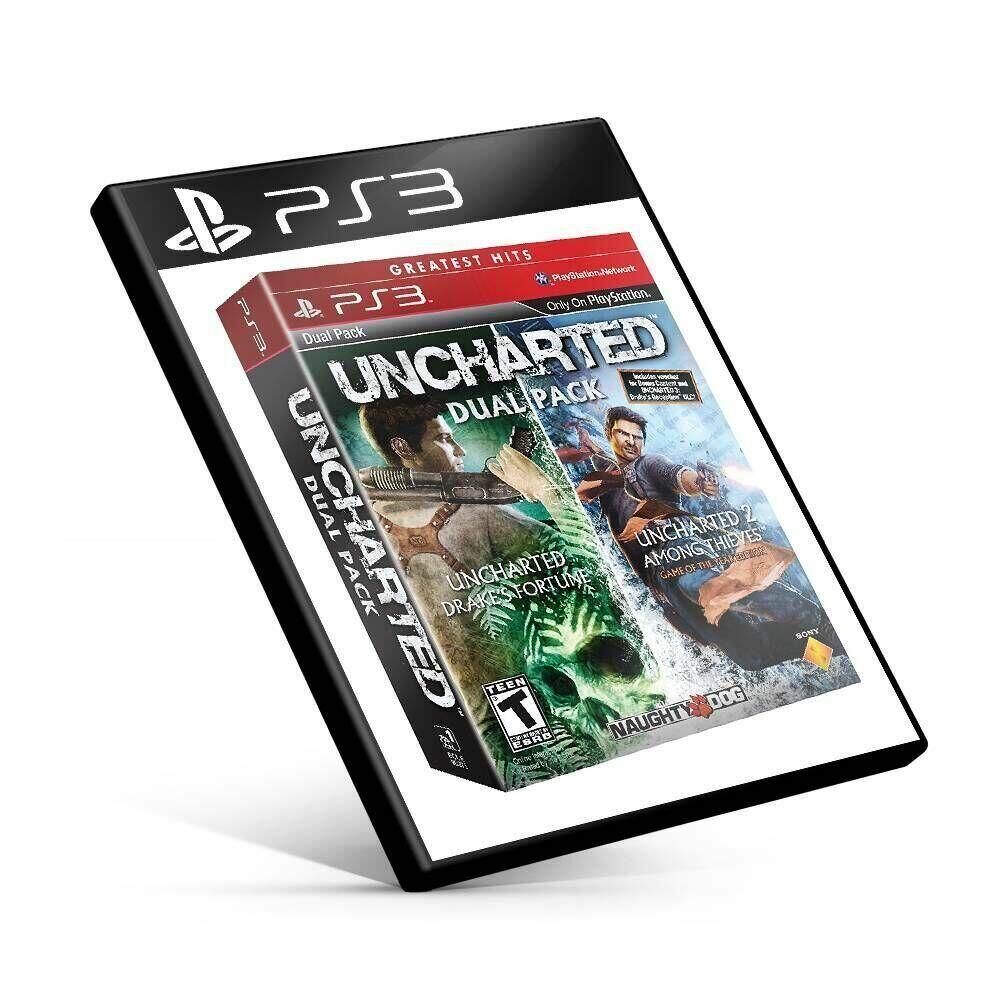 Pacote Uncharted 1 & 2 - Jogos Ps3 Psn
