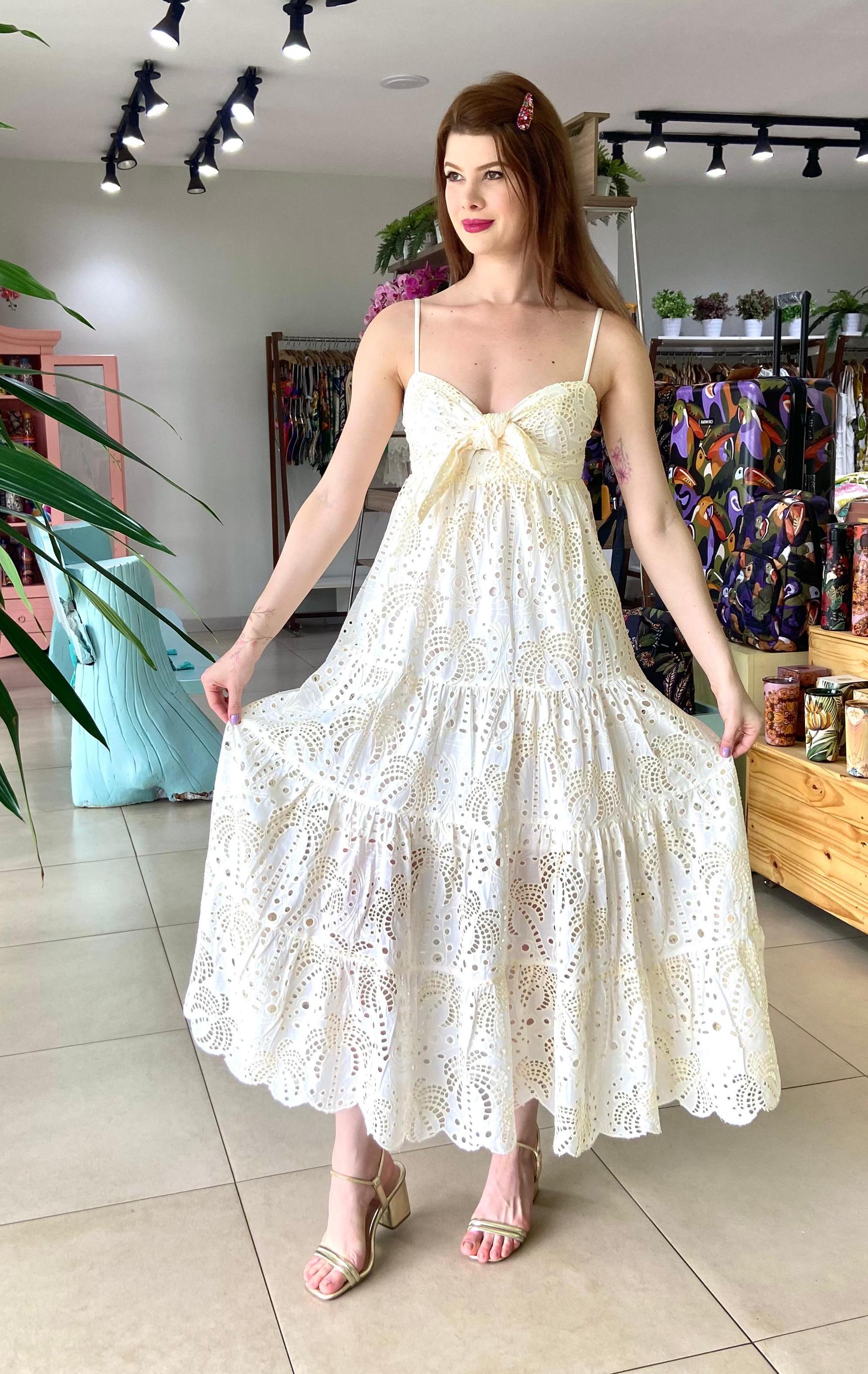 Vestido Longo Vestido Branco Luau Vestido Para Luau Branco Look