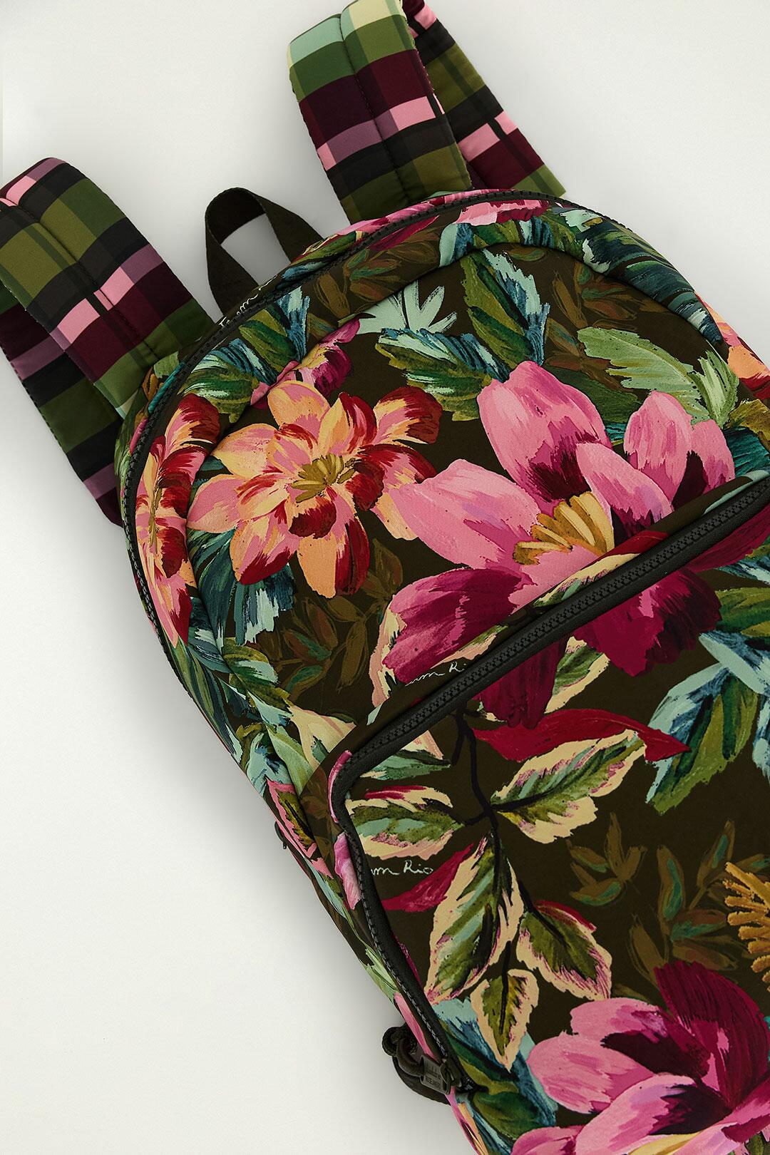 その他 flowers Comprar Mochila Xodó Dupla Face Painted Flowers Verde FARM ETC