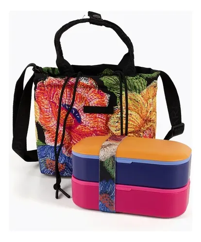 Comprar Lancheira Ziriguidum Max Floral Paraíso Bordado FARM ETC