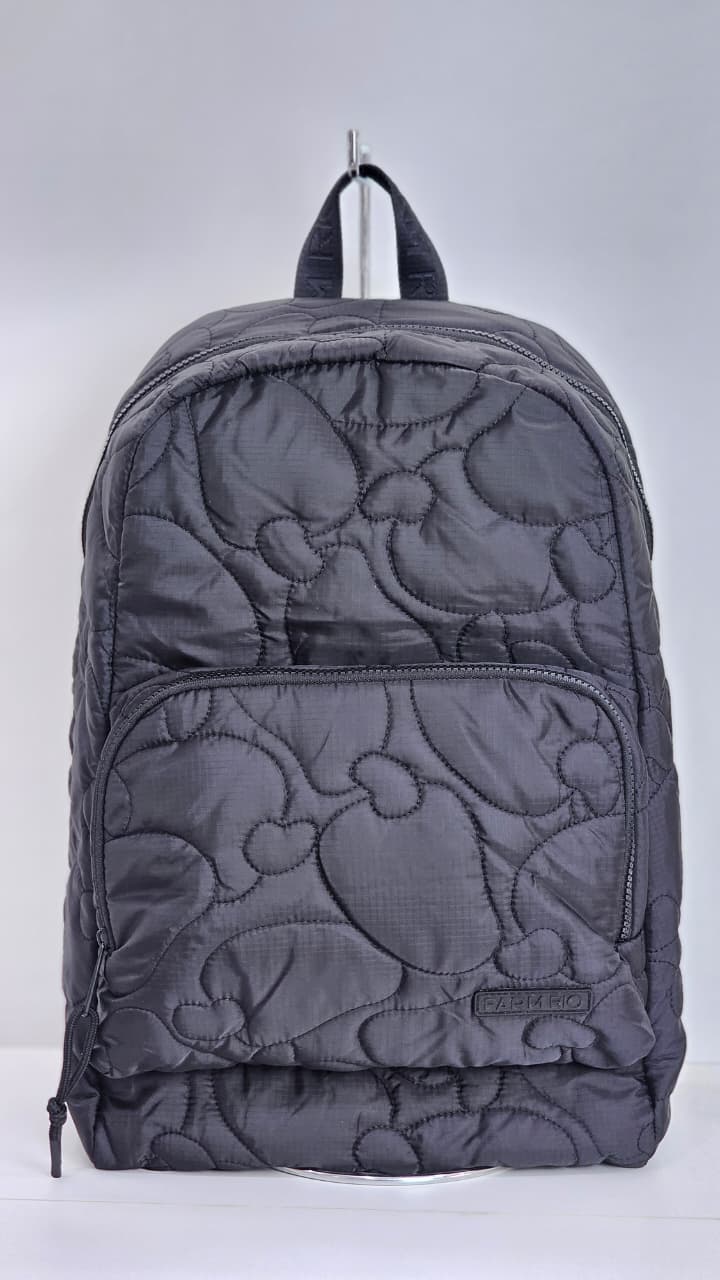 Comprar Mochila Farm Xodó Puffer Lisos Preto FARM ETC - Alto