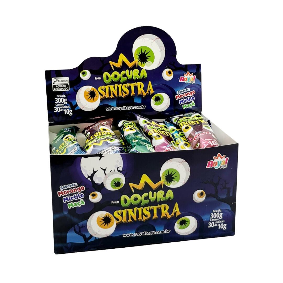 Comprar Pirulito Doçura Sinistra Com Display 30 Unidades