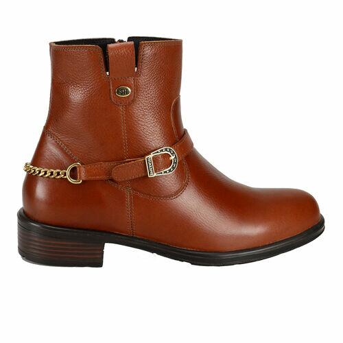BOTA MONTARIA FEMININA CANO CURTO BARBELA