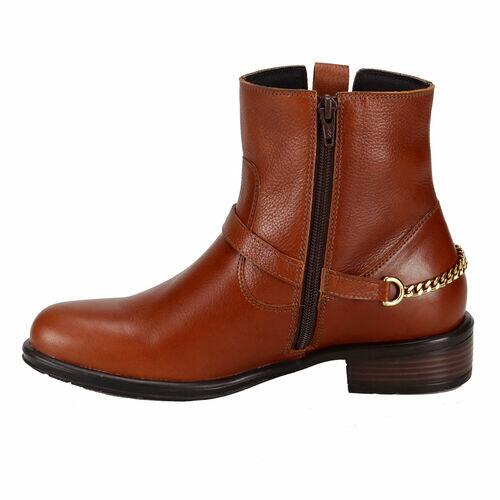 BOTA MONTARIA FEMININA CANO CURTO BARBELA