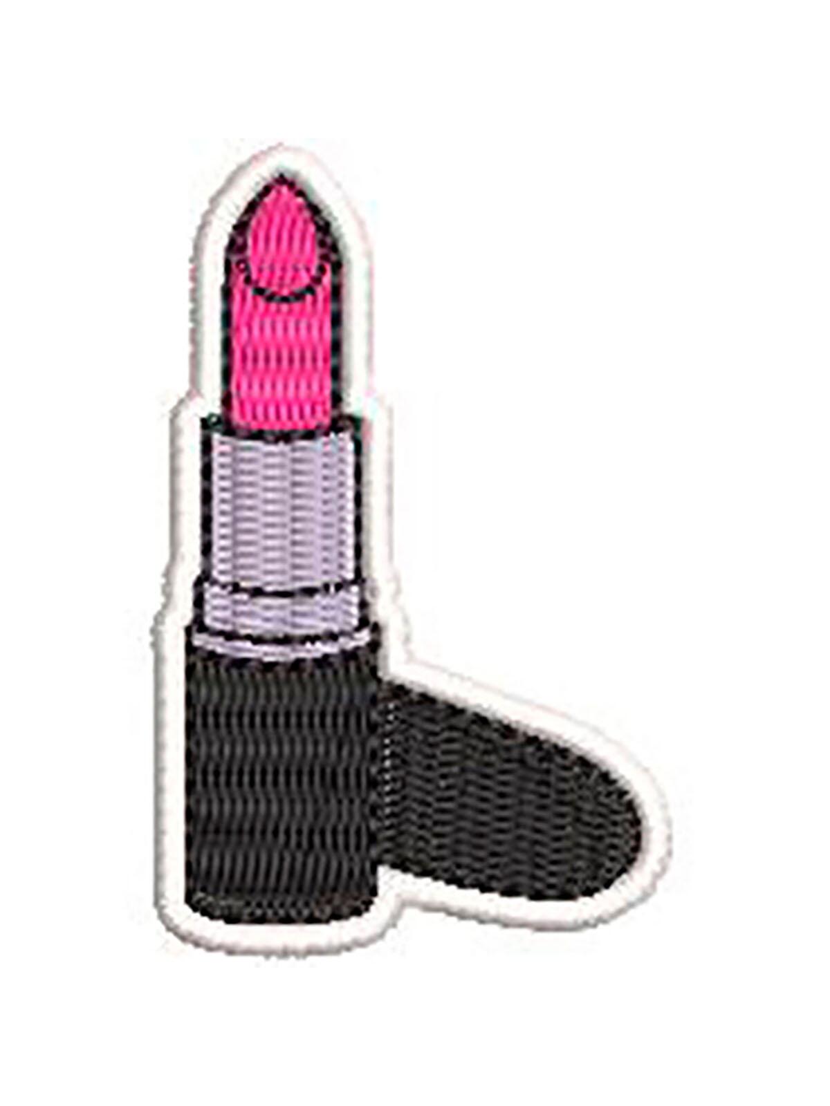 Comprar Patch Bordado Batom 5x3,5 cm Cód.3251 - a partir de R$14,36