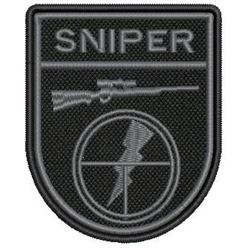 Comprar Patch Bordado Sniper 8x6,5 cm Cód.2361 - a partir de R$19,21