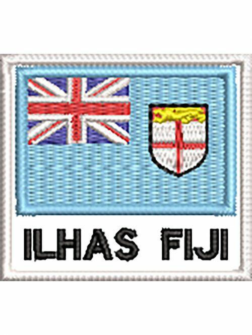 Comprar Patch Bordado Bandeira Ilhas Fiji 4,5x5 cm Cód.BDN129 - a