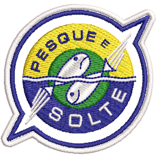 Comprar Patch Bordado Pesque e Solte 7x7 cm Cód.5400 - a partir de R$18,04
