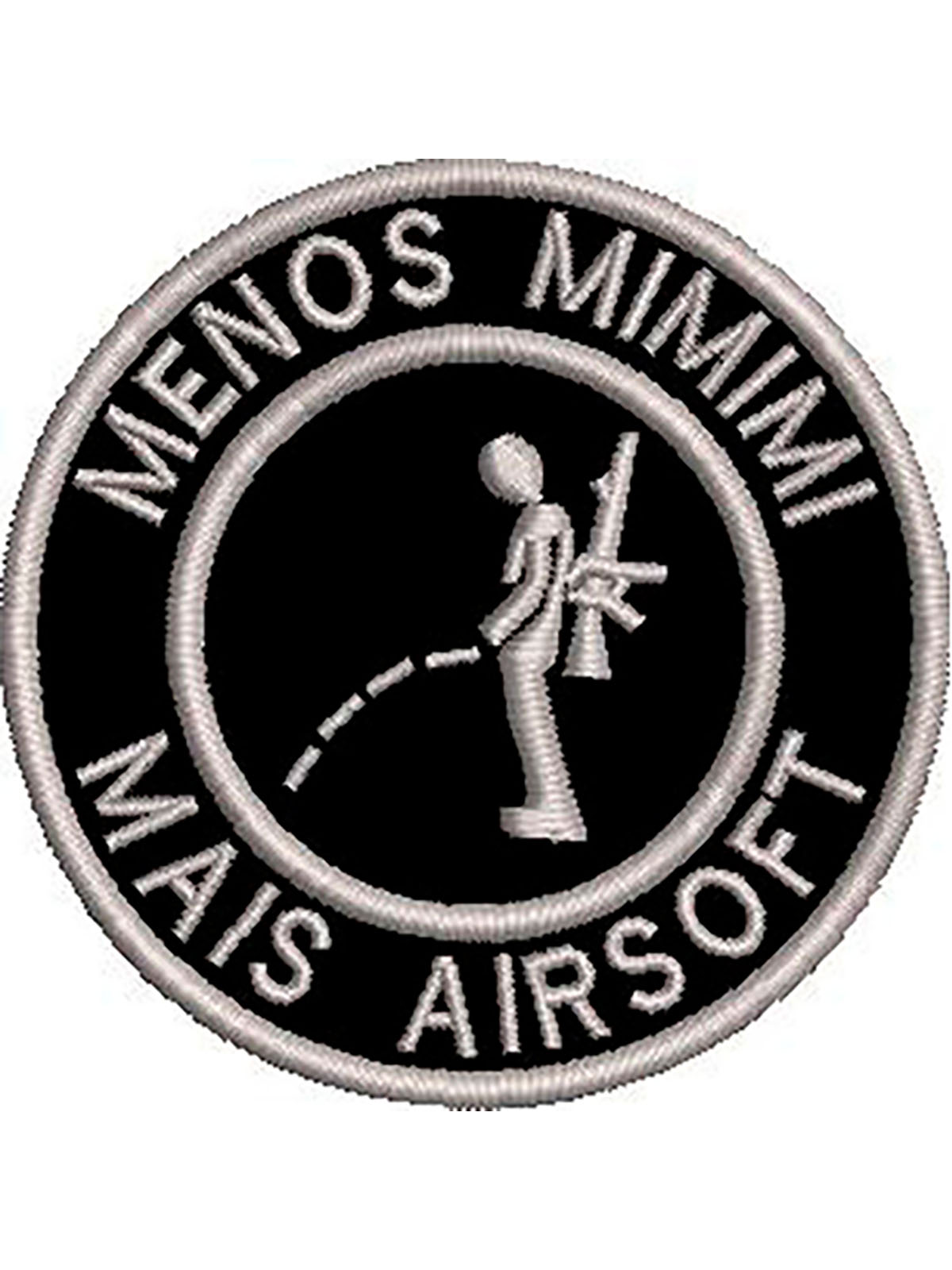 Comprar Patch Bordado Menos Mimimi, mais Airsoft 8x8 cm - Cód.2539 - a  partir de R$18,04 -, image size:1200x1600