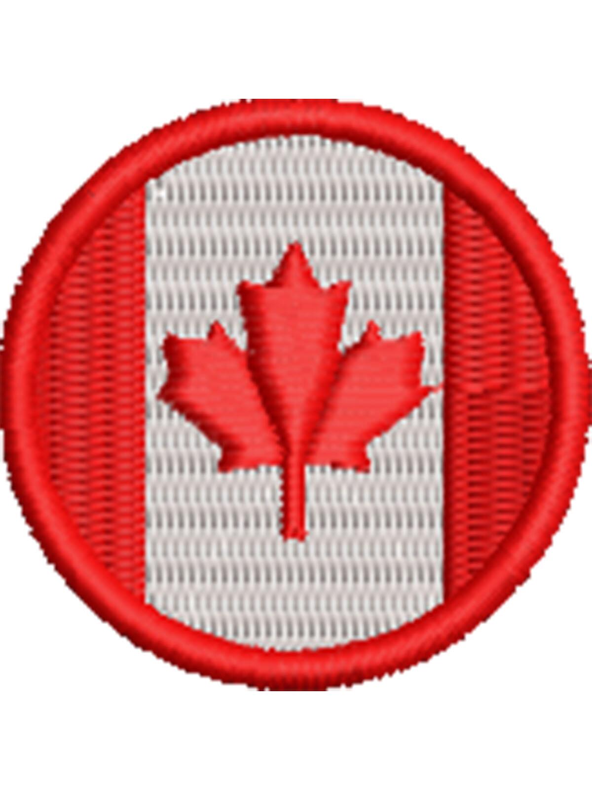 Comprar Patch Bordado Bandeira Canadá 4x4 cm Cód.BDR12 - a partir