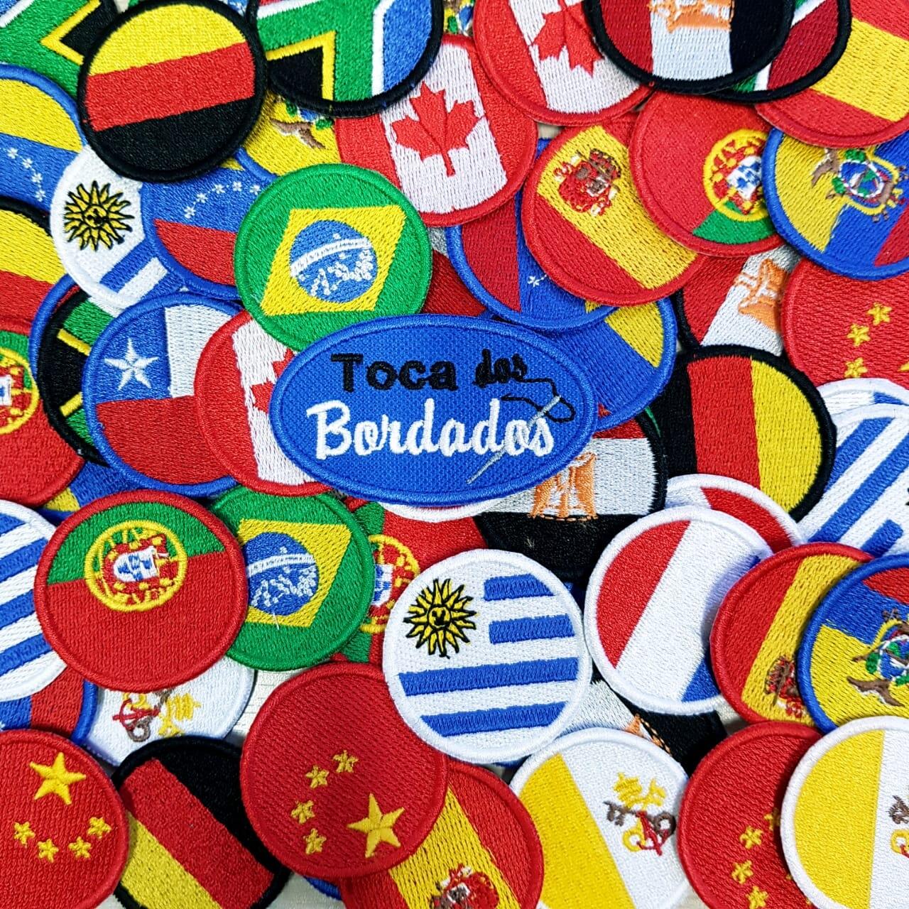 Comprar Patch Bordado Bandeira Canadá 4x4 cm Cód.BDR12 - a partir