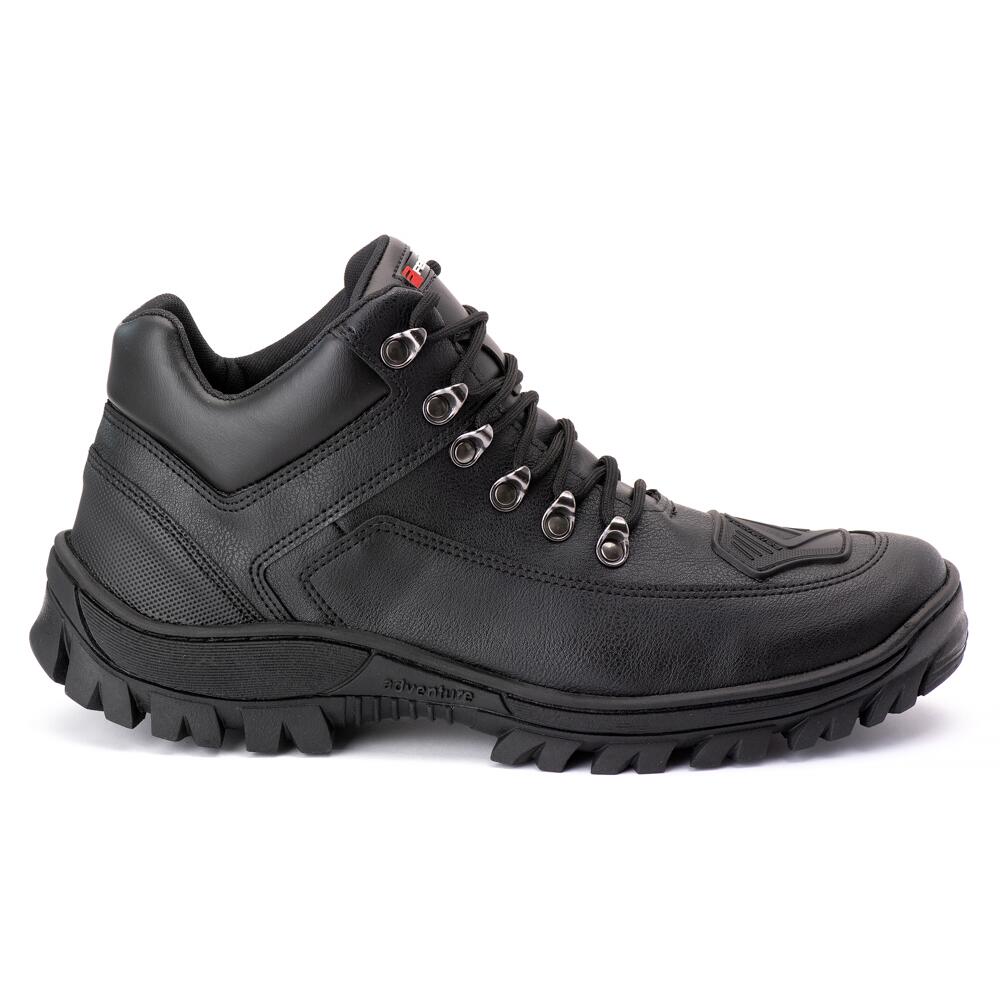 Comprar Coturno Masculino Ferraroni Motoqueiro Preto MT 474 A - R