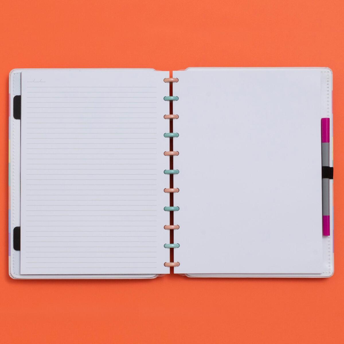 Comprar Caderno Inteligente Grande A4 80Fls Arco-Íris Pastel - a partir ...