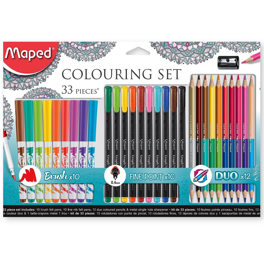Maped - Feutres Duo Stamp Color'Peps - 8 Feutres Tampons - 1
