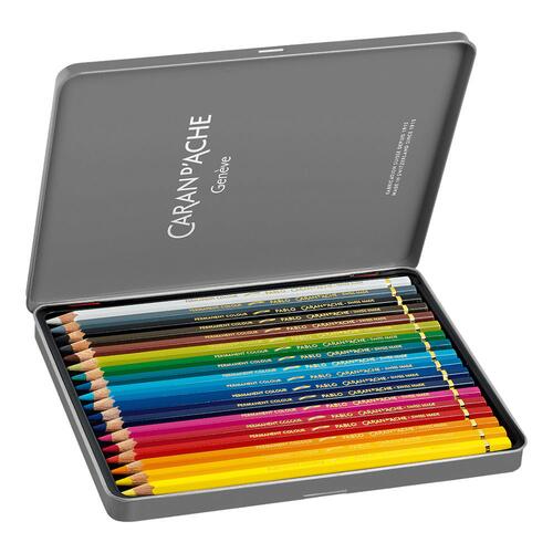 Caran d'Ache Luminance Colored Pencils - Assorted Colors, Set of 40 -  7630002327633