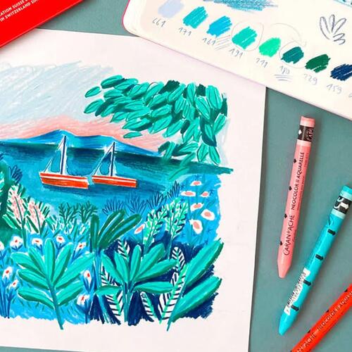 Comprar Giz Pastel Aquarelável Caran D'ache Neocolor II C/84