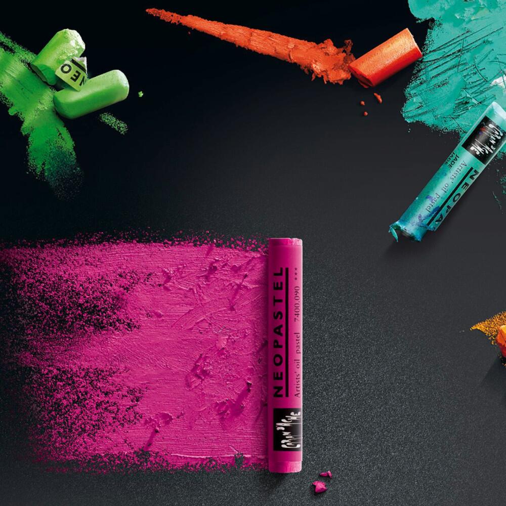 Comprar Giz Pastel Oleoso Caran D'Ache Neopastel com 24 Cores - a