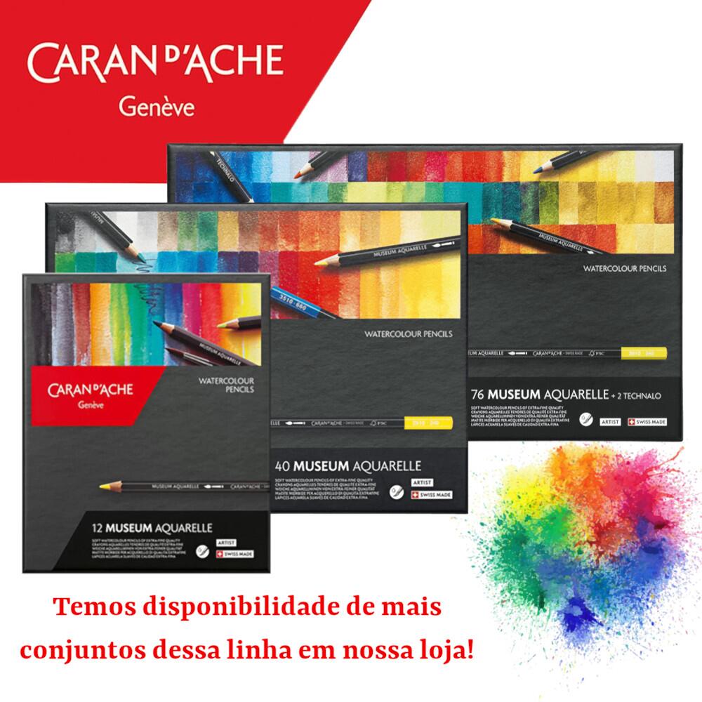 Comprar Lápis de Cor Aquarelável Caran D'Ache Museum 76 Cores - a