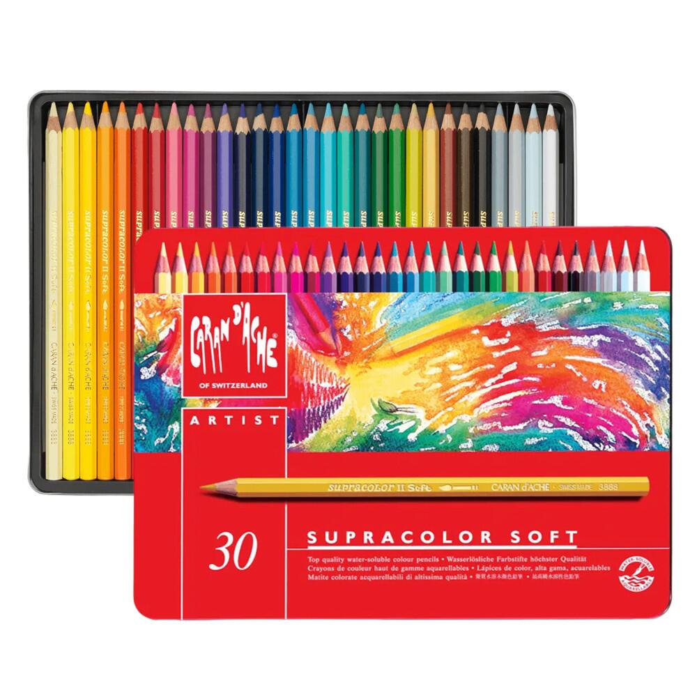 Comprar Lápis de Cor Aquarelável Caran D'Ache Supracolor 30 Cores