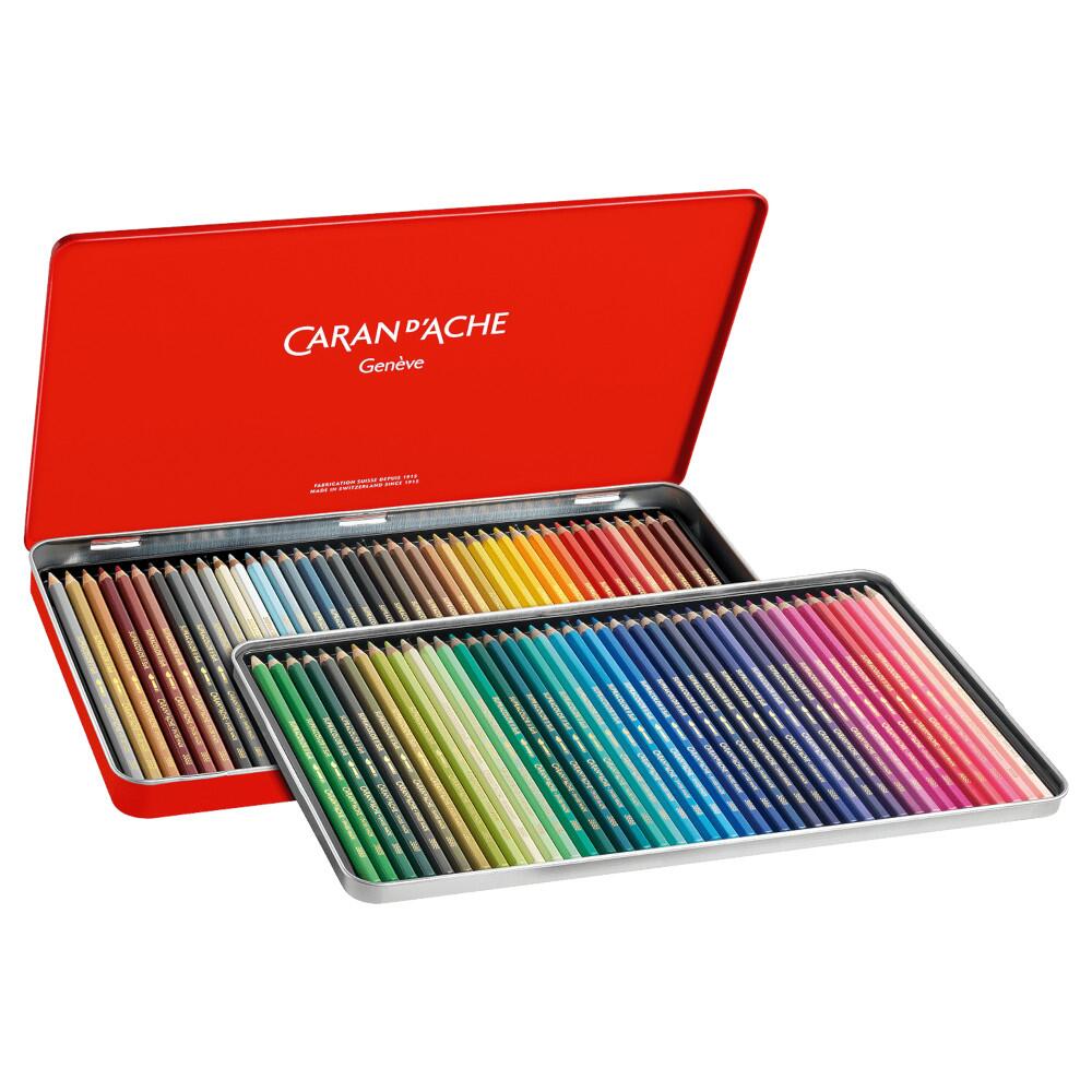 CARAN d'ACHE SUPRACOLOR SOFT 80色セット Comprar Lápis de Cor Aquarelável Supracolor Caran D'Ache 80 Cores