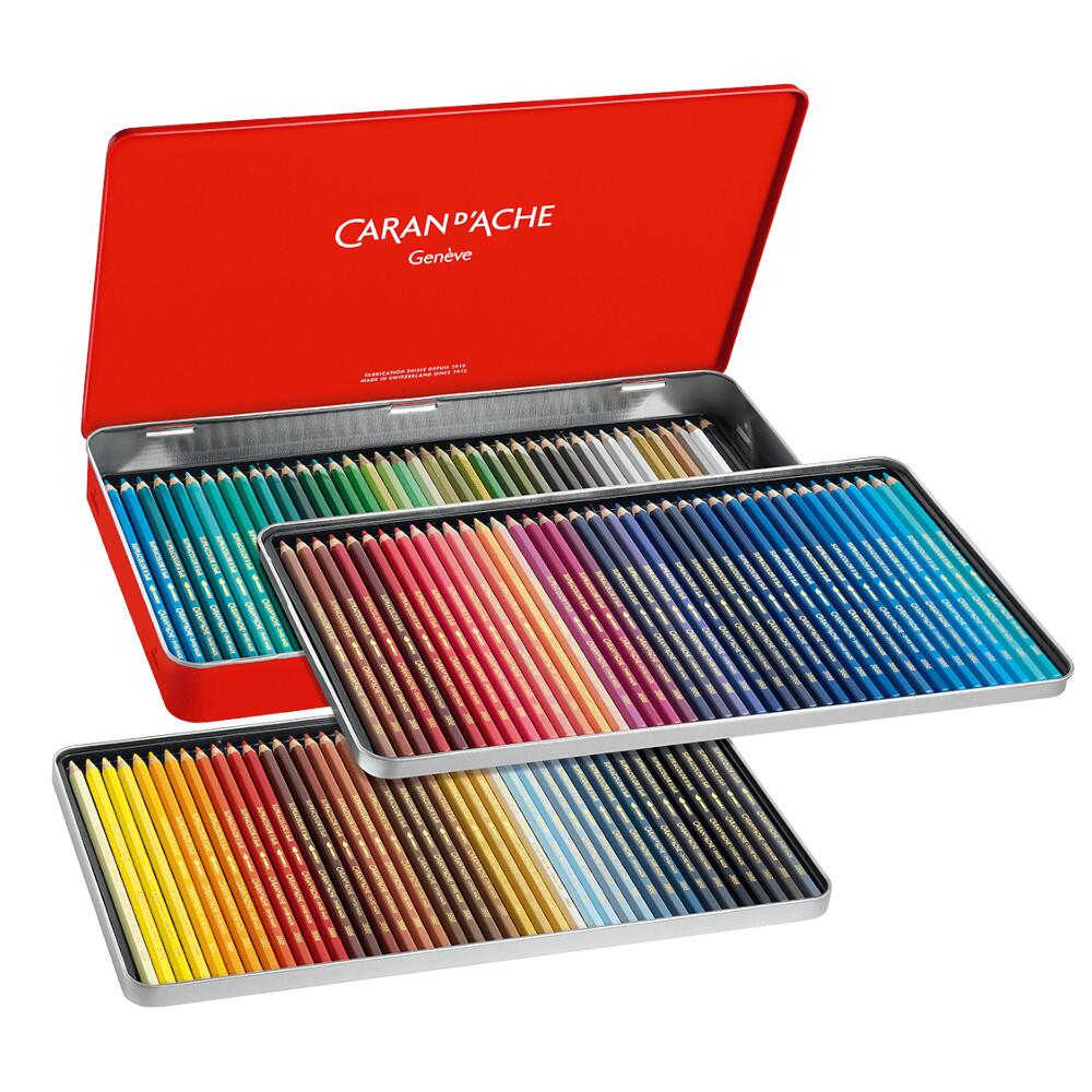 Caran Supracolor Aquarelável Lápis AQUARELLE SUPRACOLOR 120 【未使用】CARANDACHE D'Ache Madeira Cores 120 筆記具