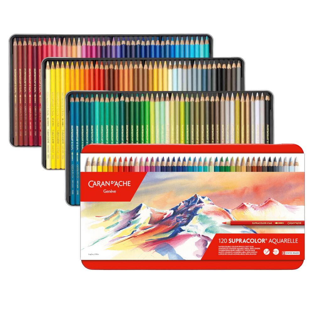 Comprar Lápis de Cor Aquarelável Supracolor Caran D'Ache 120 Cores