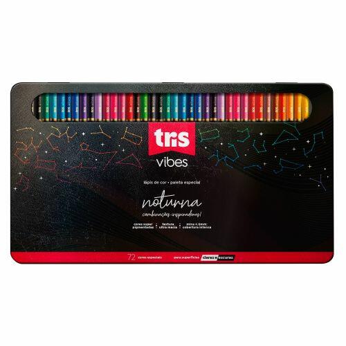 Comprar Lápis de Cor Tris Vibes 72 Cores Noturna - a partir de R