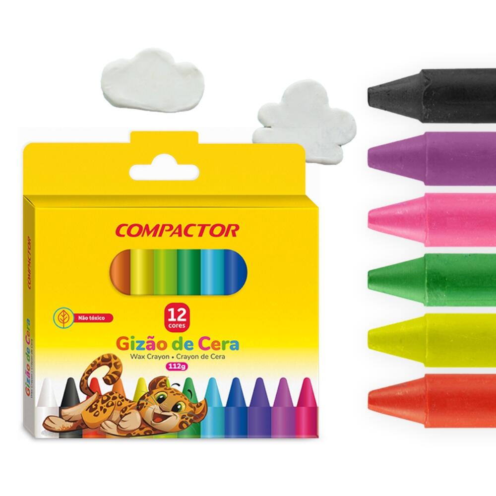 【sa】コスメ6個 Comprar Gizão de Cera Compactor c/12 112G - a partir de R$12,25