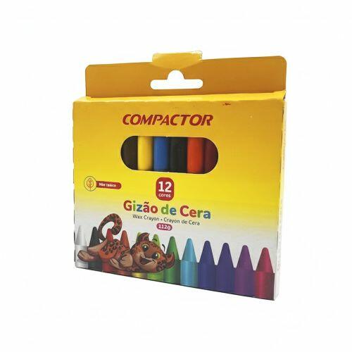 Comprar Gizão de Cera Compactor c/12 112G - a partir de R$12,25