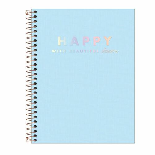 Caderno Colegial Tilibra Happy 160 Folhas