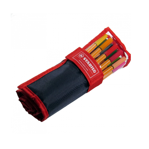 Caneta Hidrográfica Stabilo Point 88 Rollerset 25 Cores 8825
